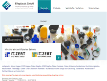 Tablet Screenshot of elfeplastic.de